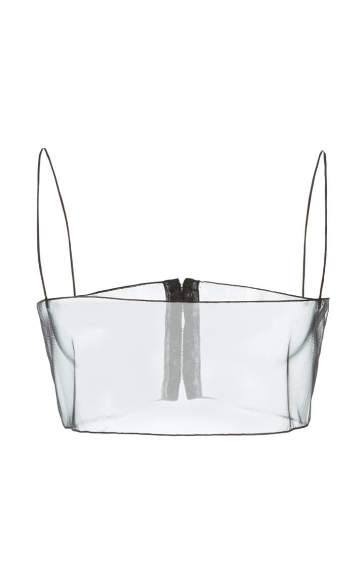 Alexandre Vauthier Sheer Tulle Bandeau