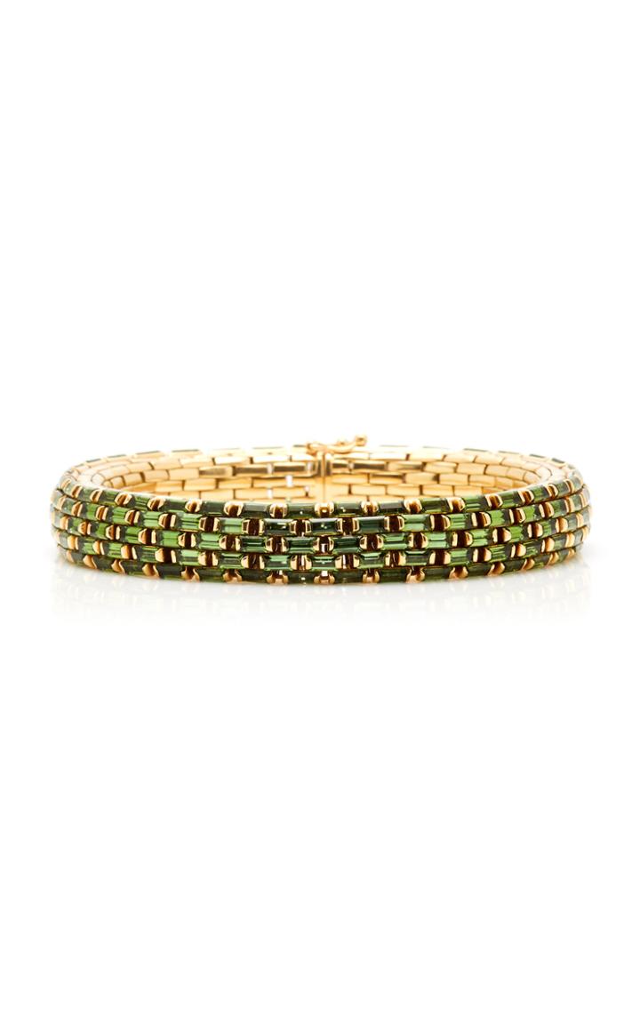 Moda Operandi Stephen Russell One Of A Kind 18k Yellow Gold & Tourmaline Bracelet