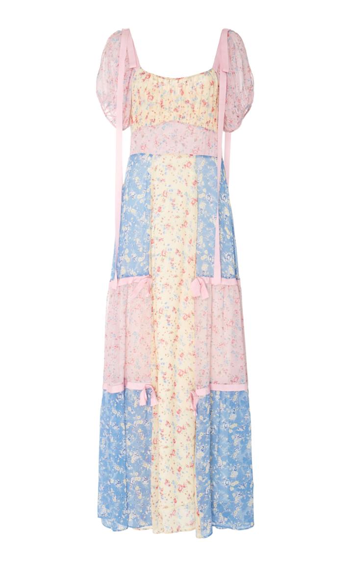 Loveshackfancy Jessie Silk Tiered Dress