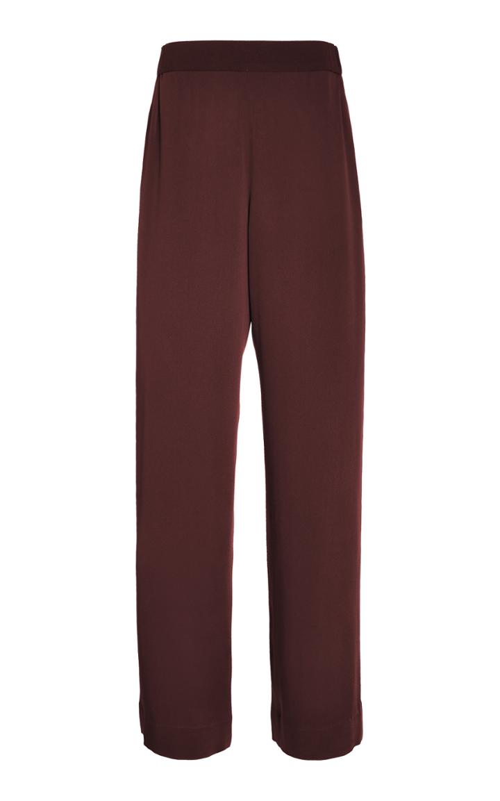 Bouguessa Crepe Straight-leg Pants