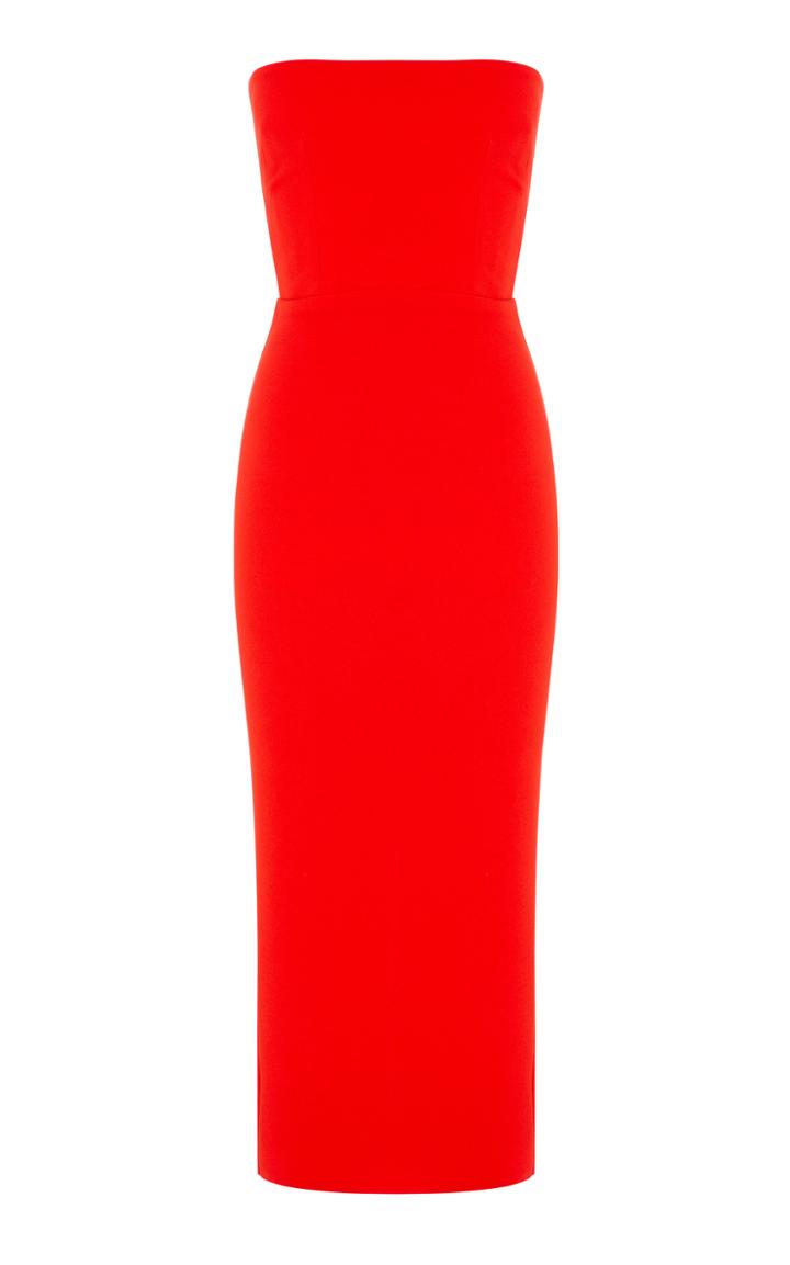 Moda Operandi Alex Perry Callan Stretch Crepe Strapless Dress