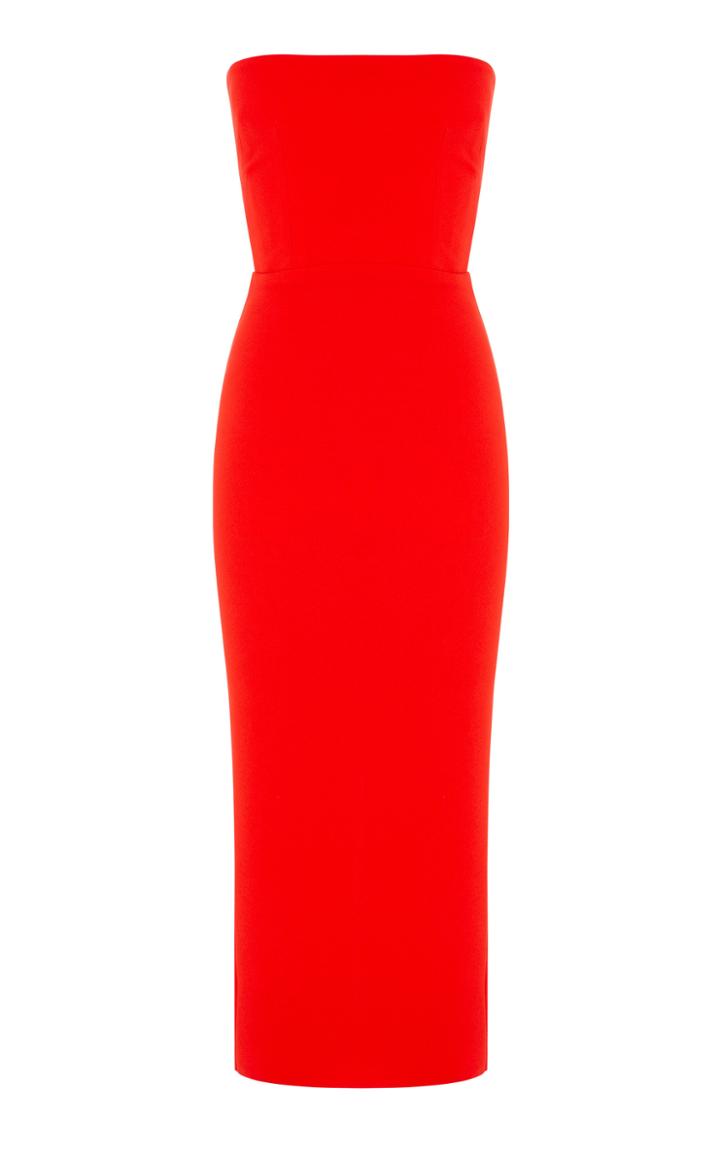 Moda Operandi Alex Perry Callan Stretch Crepe Strapless Dress