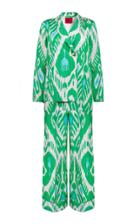 Izba Rouge Printed Silk-blend Suit
