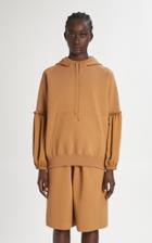 Moda Operandi Max Mara Floride Hooded Woven Top