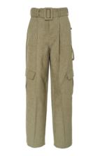 Rosie Assoulin Belted Twill Cargo Pant