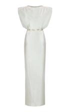 Moda Operandi Bevza Olga Embellished Satin Maxi Dress