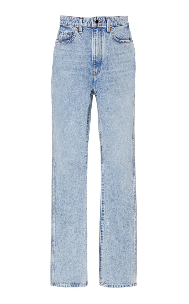 Khaite Daria High-rise Straight-leg Jeans Size: 25