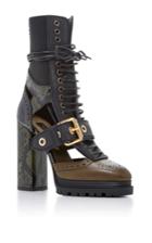Burberry Aster Eye Lace Up Boots