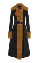 Proenza Schouler Shearling Trim Long Coat