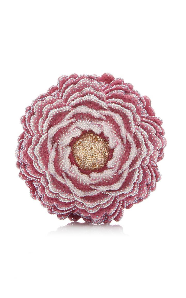 Judith Leiber Couture Peony Crystal Clutch