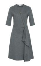 Tomas Maier A-line Wool Dress