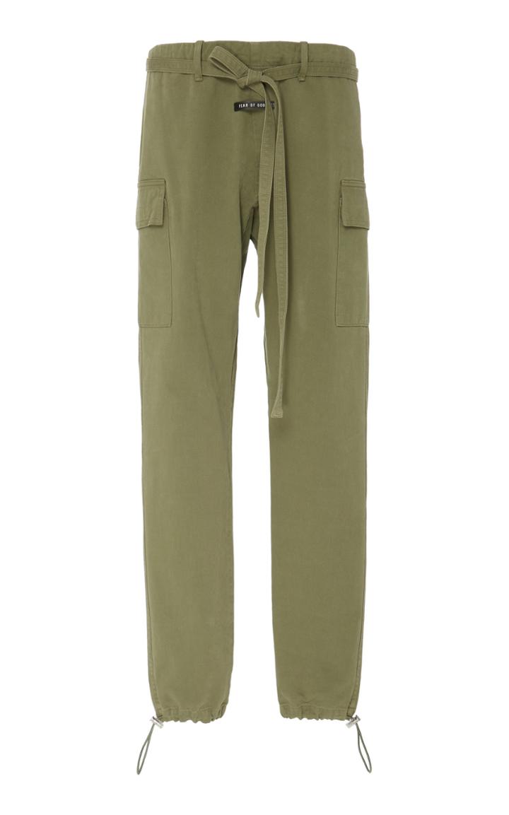 Fear Of God Jiujitsu Cotton-canvas Straight-leg Pants Size: S