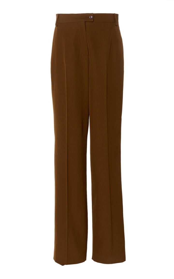 Acne Studios Patma Straight Wool Trousers
