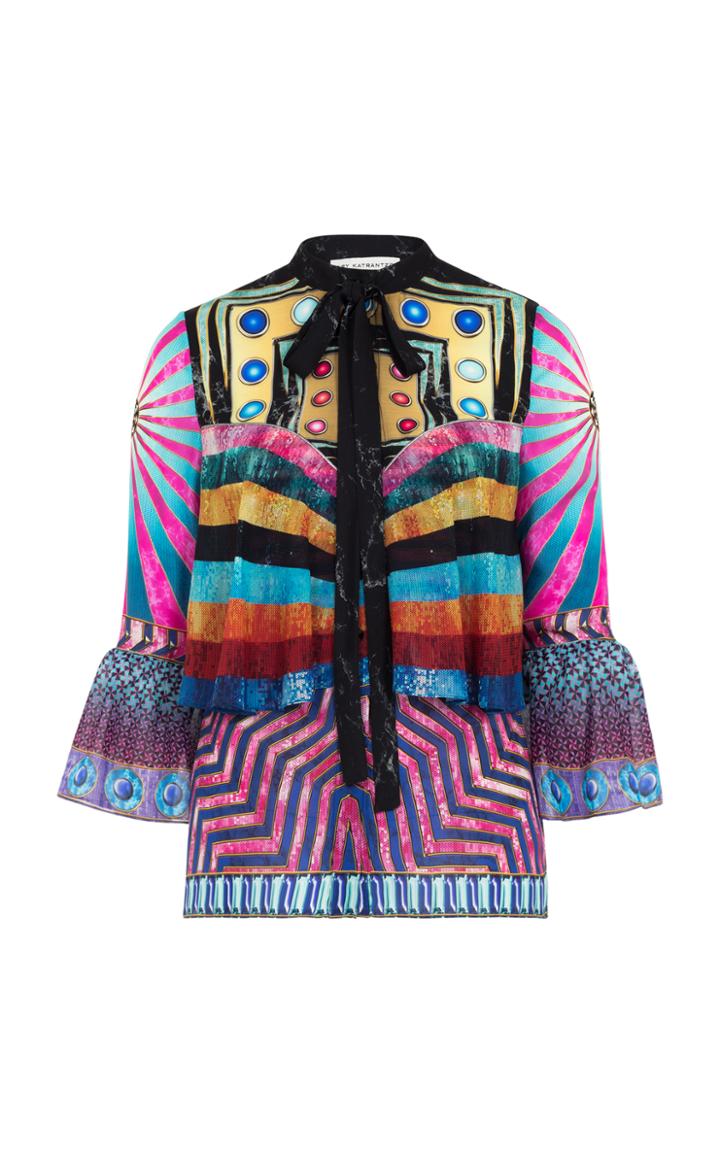 Mary Katrantzou Milana Printed Top
