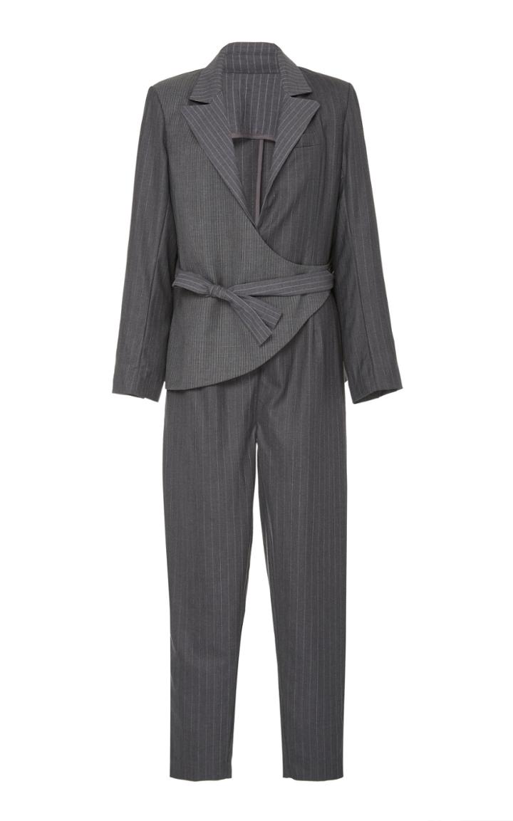 Marta Jakubowski Holly Tailored Wool Jumpsuit