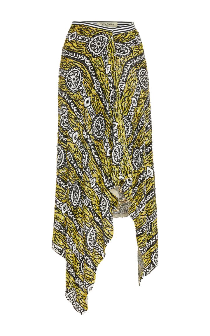 Tata Naka Beaded Sarong
