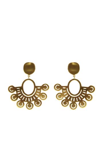 Moda Operandi Cano Cauca 24k Gold-plated Earrings