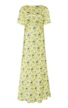 Bernadette Antwerp Jane Floral-print Silk-satin Maxi Dress