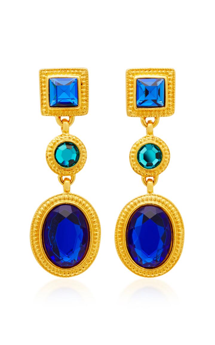 Ben-amun Gold-plated Crystal Earrings