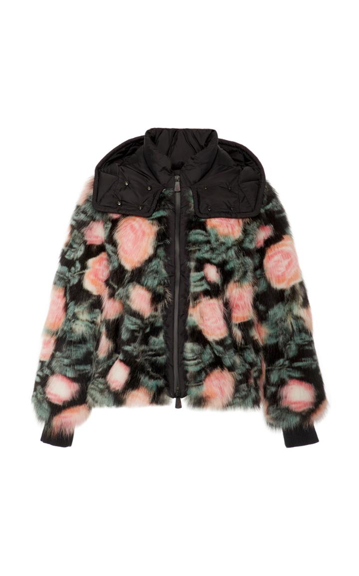 Moncler Genius Shell-trimmed Fox-fur Hooded Jacket