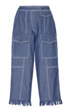 Andrew Gn Crop Denim Pant