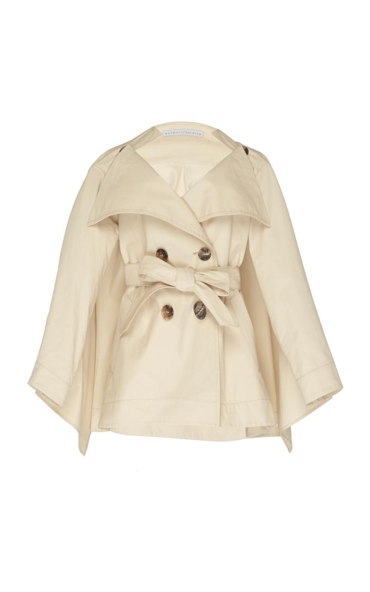 Palmer/harding Palmer//harding Portrait Cropped Trench Jacket