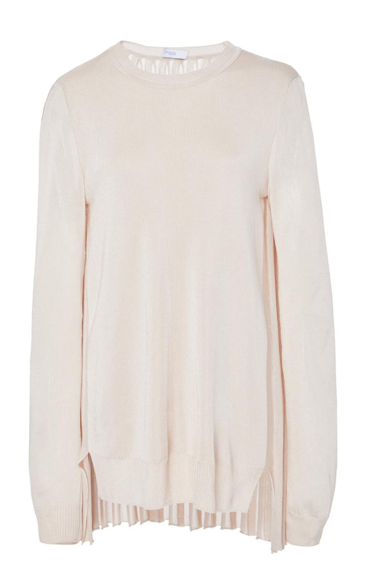 Rosetta Getty Pleat Back Jersey Pullover
