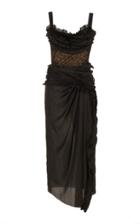 Moda Operandi Jason Wu Collection Asymmetric Ruffled Cocktail Dress Size: 0