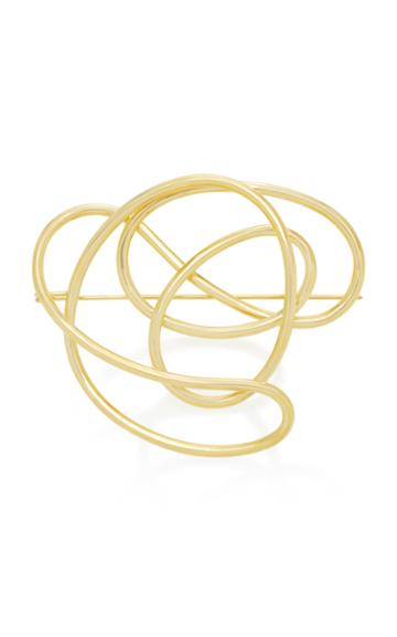 Joanna Laura Constantine Gold-plated Knot Brooch