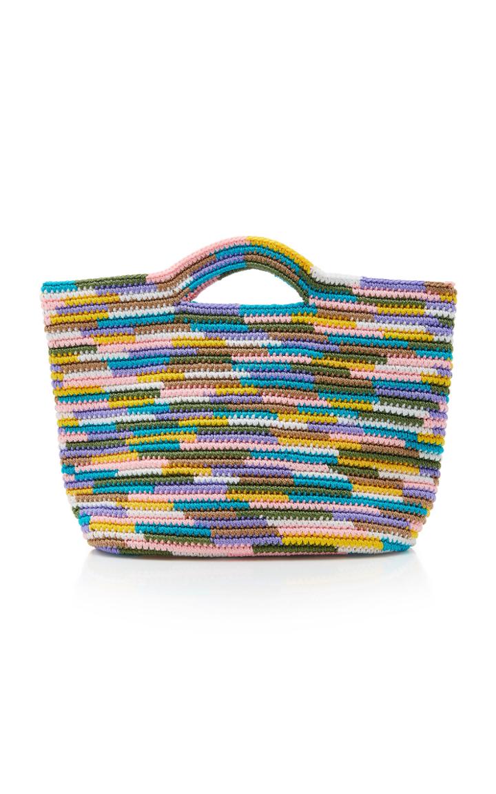 Sensi Studio Crochet-knit Tote