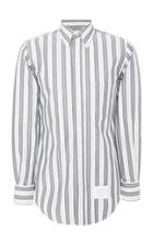 Thom Browne Slim-fit Striped Cotton Oxford Shirt