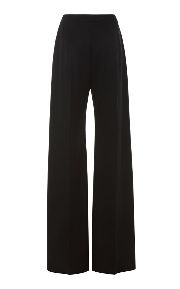Brandon Maxwell Wool-crepe Wide-leg Pants