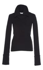 Wanda Nylon Rib Knit Polo Top