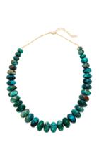 Jacquie Aiche Graduated Chrysocolla Beaded Necklace