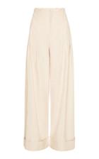 St. Agni Lise Linen-blend Wide-leg Pants Size: Xs