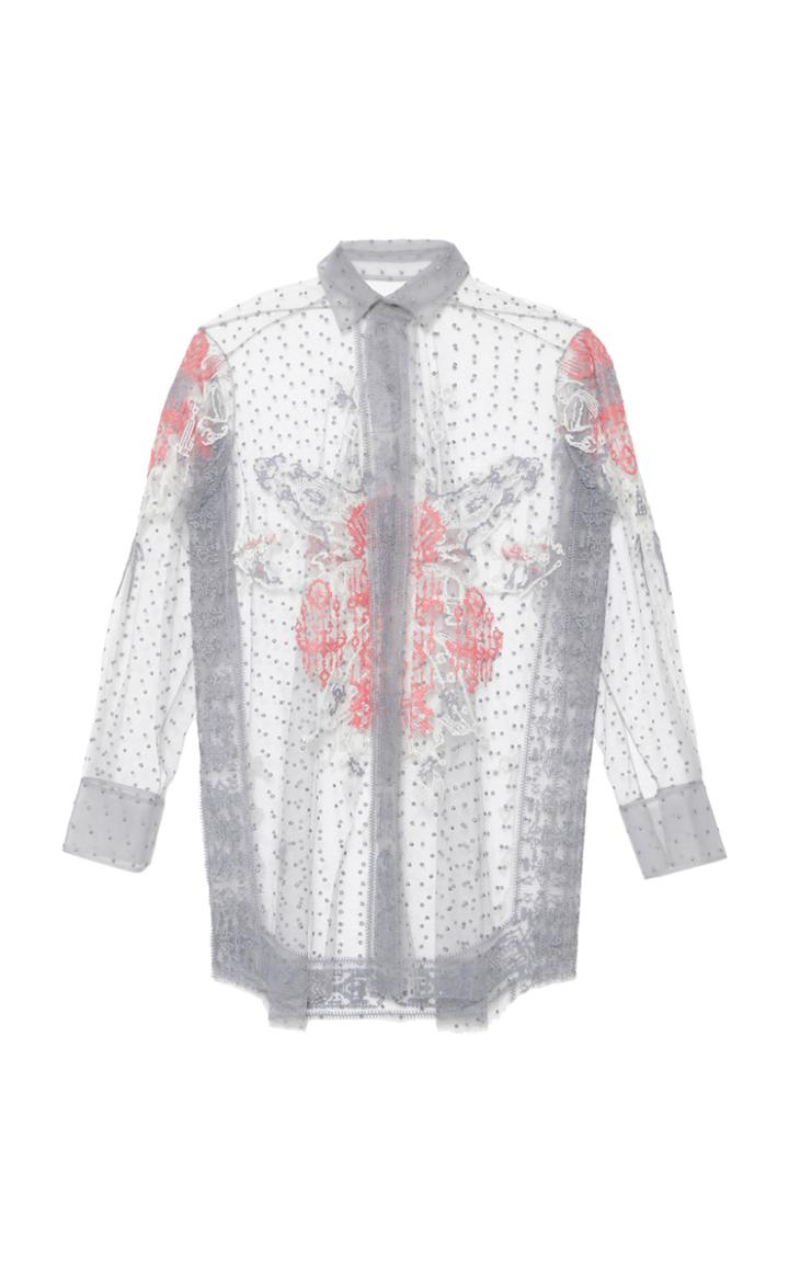 Saptodjojokartiko Multicolor Ulya Embroidered Shirt