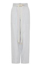 Moda Operandi Aje Ennoble Linen Wide-leg Drawstring Pants