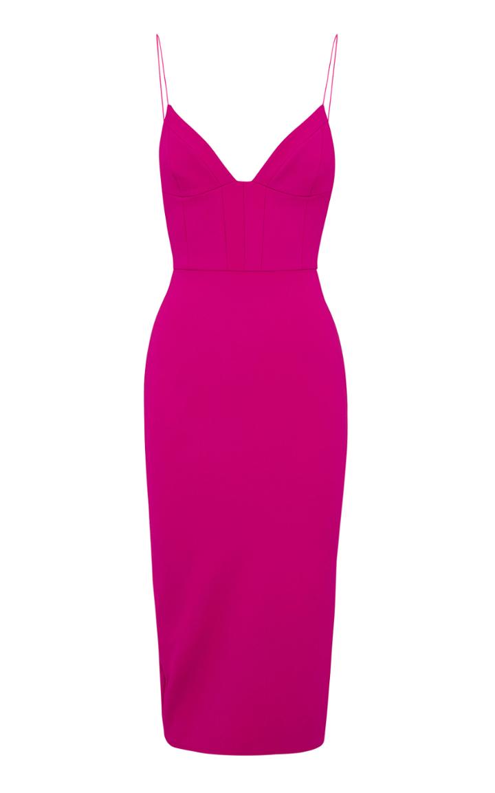Alex Perry Mercer Stretch-crepe Midi Dress