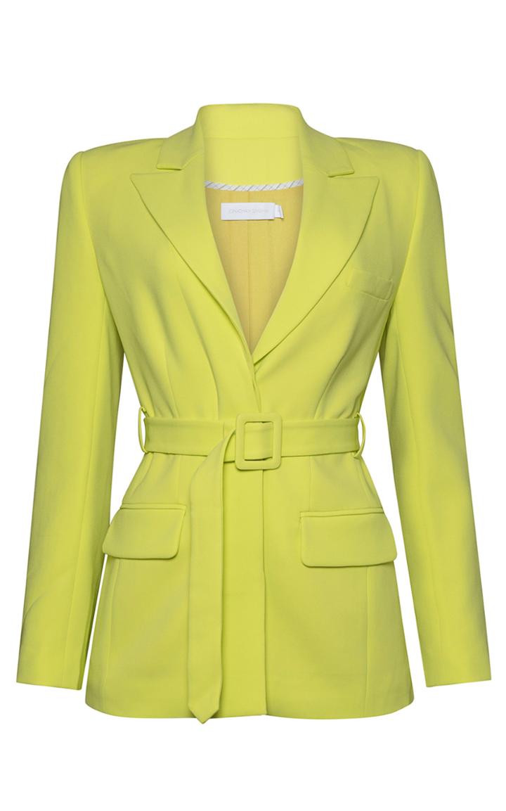 Moda Operandi Jonathan Simkhai Nadia Belted Crepe Blazer