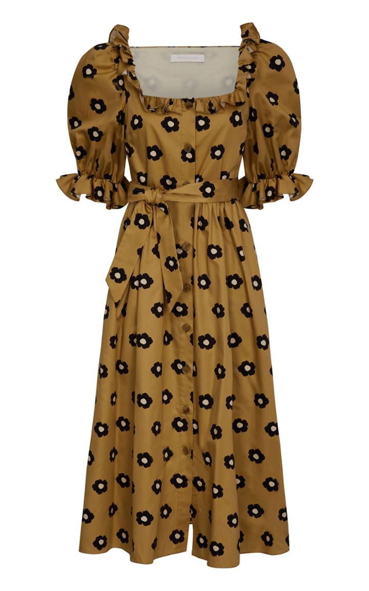 Moda Operandi Borgo De Nor Corina Printed Cotton Dress