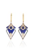 Ele Karela Polygon Balance Lapis And Multi-stone Earrings