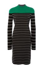 Sonia By Sonia Rykiel Golf Color Block And Stripe Dress
