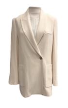 Moda Operandi Jonathan Simkhai Charlize Oversized Textured Crepe Blazer