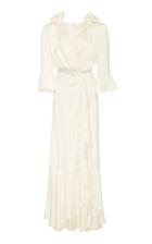 Hellessy Marina Silk-effect Jacquard Maxi Dress