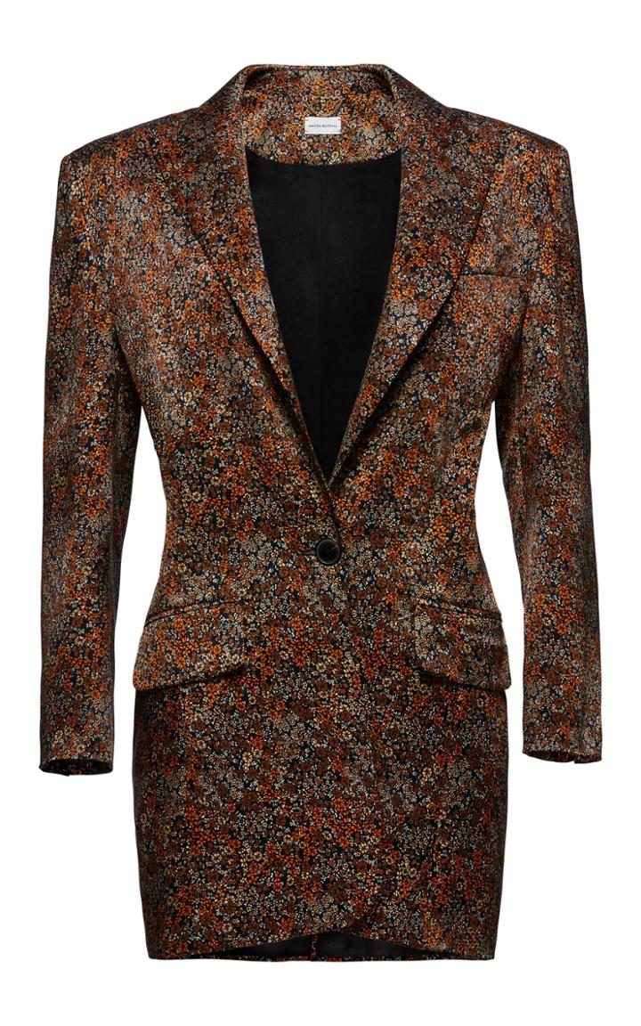Magda Butrym Dijon Floral Printed Blazer