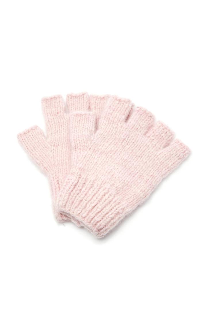 The Elder Statesman M'o Exclusive Fingerless Gloves