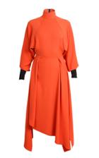 Lama Jouni High Neck Dress With Side Slits
