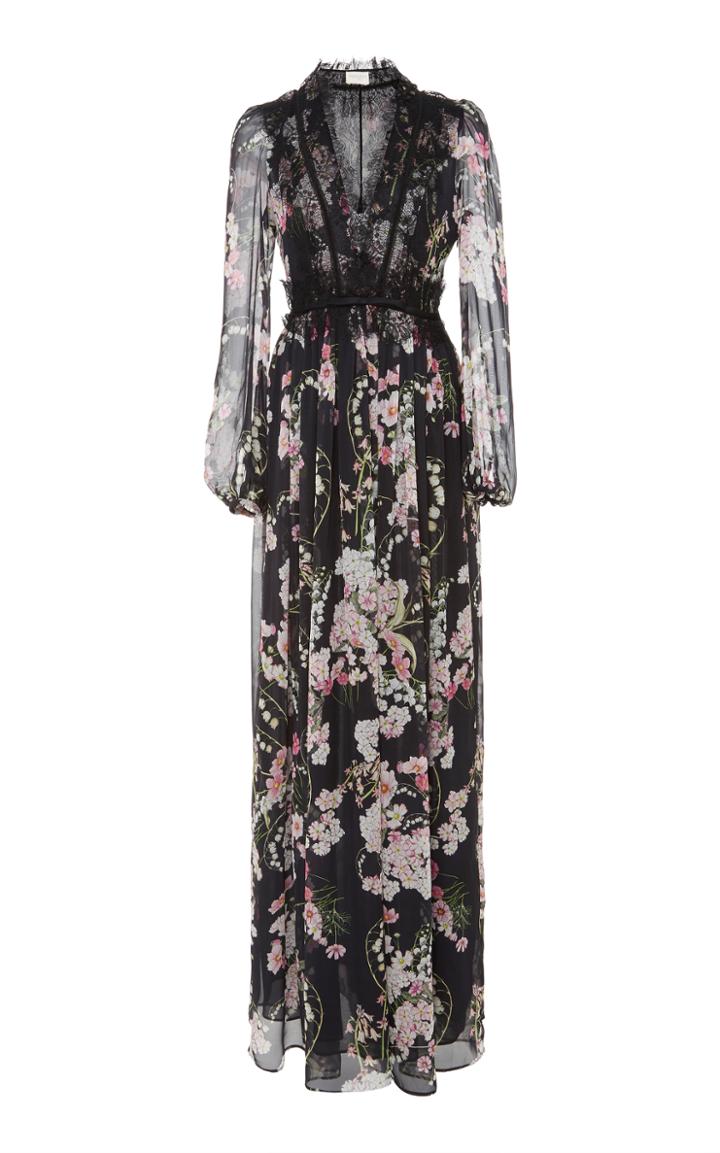 Giambattista Valli Floral Printed Maxi Dress