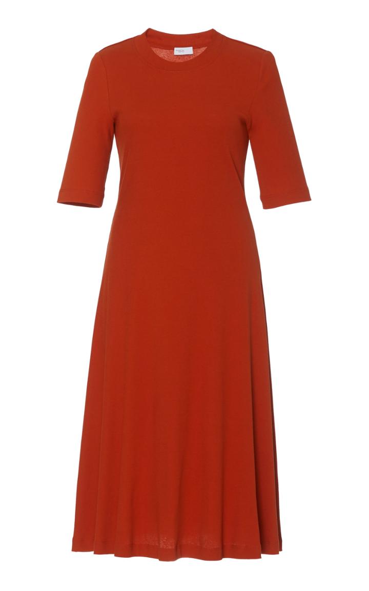 Rosetta Getty Cropped Sleeve T-shirt Dress