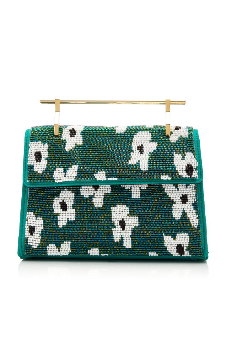 Moda Operandi M2malletier M2malletier X Pura Utz Mini Muse Floral Beaded Clutch